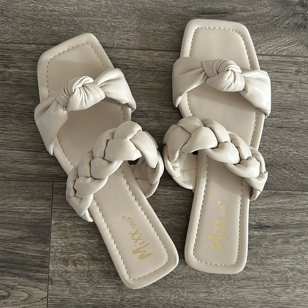Braided sandals